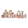 Little Dutch Houten Speelgoed - Houten Speelblokken In Ton Roze (Pink) -Kinderspeelgoed Verkoopwinkel little dutch houten speelgoed houten speelblokken