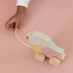 Little Dutch Houten Speelgoed - Houten Trekfiguur Vogel Flowers & Butterflies -Kinderspeelgoed Verkoopwinkel little dutch houten speelgoed houten trekfiguur vo 2