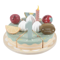 Little Dutch Houten Speelgoed - Houten Verjaardagstaart XL -Kinderspeelgoed Verkoopwinkel little dutch houten speelgoed houten verjaardagsta