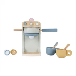 Little Dutch Keuken, Accessoires - Houten Koffiezetapparaat -Kinderspeelgoed Verkoopwinkel little dutch keuken accessoires houten koffiezetap 4