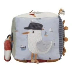 Little Dutch Little Dutch Babyspeelgoed, Zacht Speegoed - Zeevaart Zachte Activiteitenkubus (Sailors Bay) -Kinderspeelgoed Verkoopwinkel little dutch little dutch babyspeelgoed zacht spee 1