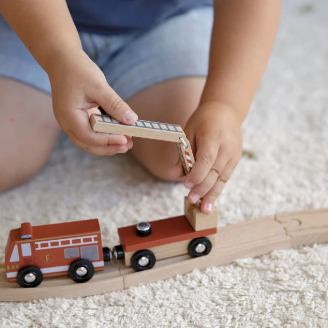 Little Dutch Treinbaan - Treinbaanuitbreiding Brandweerkazerne 5 Little Dutch Treinbaan - Treinbaanuitbreiding Brandweerkazerne - Afbeelding 3
