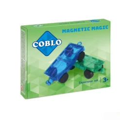 Magnetisch Bouwset, Bouwspeelgoed - Coblo Uitbreiding Auto, 2st. Car Extension, 3+