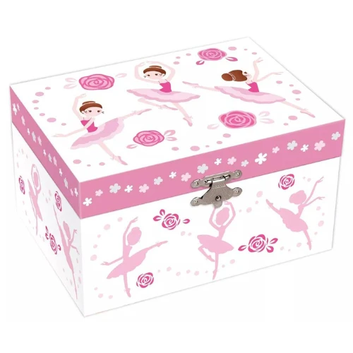 Muziekdoosje, Sieradendoosje - Ballerina's 3 Muziekdoosje, Sieradendoosje - Ballerina's