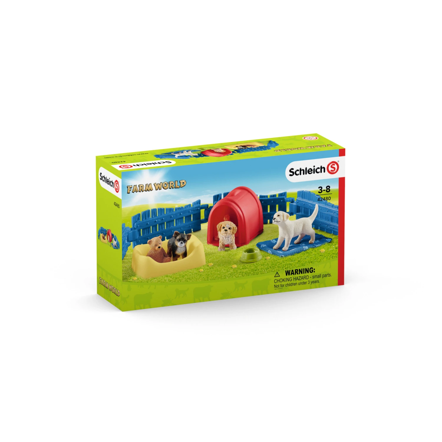 Schleich Schleich Farm World - Puppy Huis 5 Schleich Schleich Farm World - Puppy Huis - Afbeelding 3