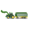 Siku 1:87 John Deere Met Frontlader En Aanhanger -Kinderspeelgoed Verkoopwinkel siku 187 john deere met frontlader en aanhanger