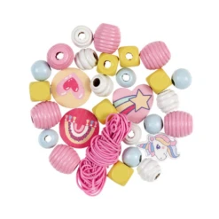 Souza! Sieraden Maken - Houten Kralenset Unicorn/zeemeermin/prinses, Assorti 9 Souza! Sieraden Maken - Houten Kralenset Unicorn/zeemeermin/prinses, Assorti -Kinderspeelgoed Verkoopwinkel souza sieraden maken houten kralenset unicorn zeem 2