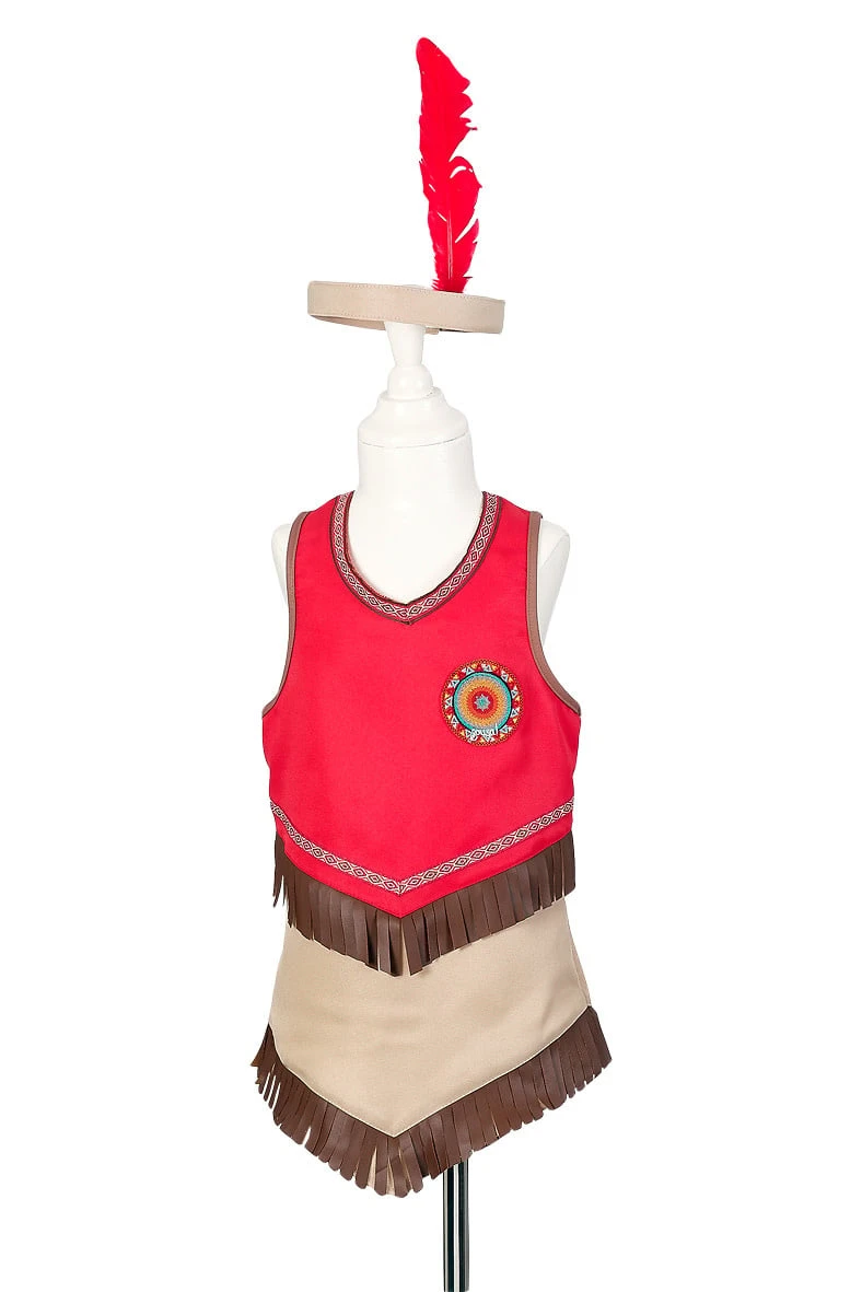 Souza! (UA) Souza! Verkleedkleding - Verkleedset Indianen Sihu Set, Jurk + Haarband, 5-7 Jr, 110-122 Cm 3 Souza! (UA) Souza! Verkleedkleding - Verkleedset Indianen Sihu Set, Jurk + Haarband, 5-7 Jr, 110-122 Cm