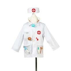 Souza! Verkleedkleding - Doktor Set (4-7 Jaar, 104-122 Cm)