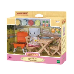Sylvanian Families BBQ Picknick Set- Olifant Meisje -Kinderspeelgoed Verkoopwinkel sylvanian families bbq picknick set olifant meisje 3