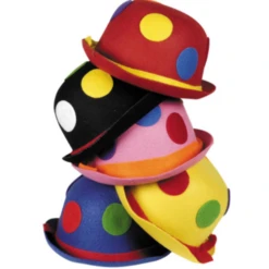 Verkleden, Accessoires - Bolhoed Stip, Assorti