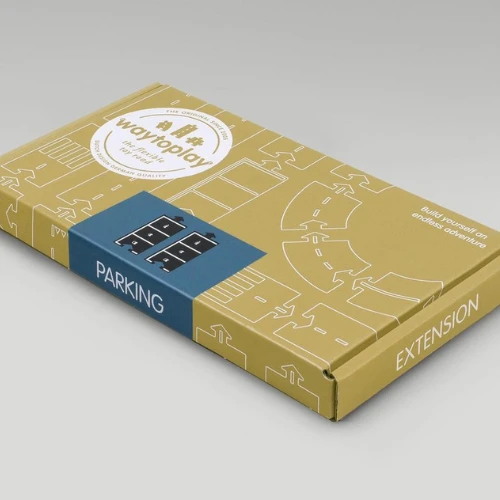 Way To Play Flexibele Autobaan - Uitbreidingsset Parkeren 2st. 3 Way To Play Flexibele Autobaan - Uitbreidingsset Parkeren 2st.